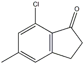 5-甲基-7-氯-1-茚酮 结构式