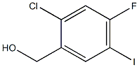 (2-Chloro-4-fluoro-5-iodo-phenyl)-methanol 结构式