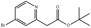 tert-Butyl 2-(4-bromopyridin-2-yl)acetate 结构式