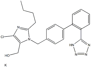 氯沙坦钾杂质(12个) 结构式