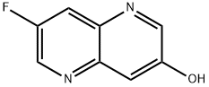 7-氟-1,5-萘啶-3-醇 结构式