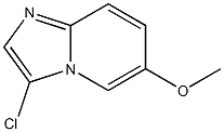 3-Chloro-6-methoxy-imidazo[1,2-a]pyridine 结构式