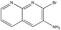 2-溴-3-氨基-1,8-萘啶 结构式