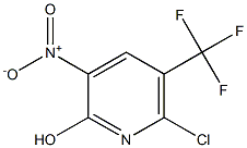 6-氯-3-硝基-5-三氟甲基吡啶-2-醇 结构式