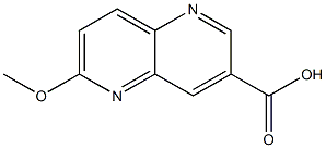 6-Methoxy-[1,5]naphthyridine-3-carboxylic acid 结构式