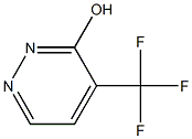 3-羟基-4-三氟甲基哒嗪 结构式