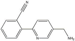 2-(5-(aminomethyl)pyridin-2-yl)benzonitrile 结构式