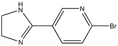 2-bromo-5-(4,5-dihydro-1H-imidazol-2-yl)pyridine 结构式
