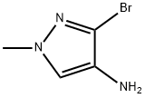 3-bromo-1-methyl-1H-pyrazol-4-amine 结构式