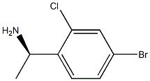 (R)-1-(4-bromo-2-chlorophenyl)ethanamine 结构式