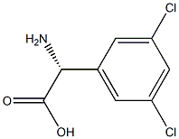(R)-2-amino-2-(3,5-dichlorophenyl)acetic acid 结构式