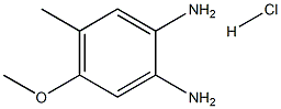 4-Methoxy-5-methyl-benzene-1,2-diamine hydrochloride 结构式