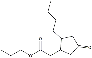 二氢茉莉酸丙酯 结构式
