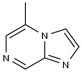 5-甲基咪唑并[1,2-A]吡嗪 结构式