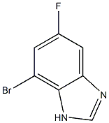 7-Bromo-5-fluoro-1H-benzoimidazole 结构式