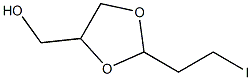 [2-(2-IODOETHYL)-1,3-DIOXOLAN-4-YL]METHANOL 结构式