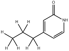 2-Hydroxy-4-(n-propyl-d7)-pyridine 结构式