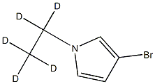 3-Bromo-1-(ethyl-d5)-pyrrole 结构式