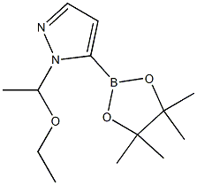 1-(1-ETHOXYETHYL)-5-(4,4,5,5-TETRAMETHYL-1,3,2-DIOXABOROL 结构式