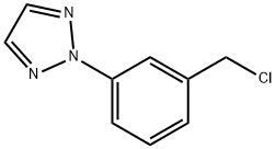 2-(3-(氯甲基)苯基)-2H-1,2,3-三唑 结构式