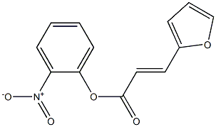 2-nitrophenyl 3-(2-furyl)acrylate 结构式