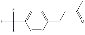 4-[4-(trifluoromethyl)phenyl]butan-2-one 结构式