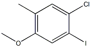 1-Chloro-2-iodo-4-methoxy-5-methyl-benzene 结构式