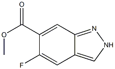 5-Fluoro-2H-indazole-6-carboxylic acid methyl ester 结构式