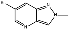 6-bromo-2-methyl-2H-pyrazolo[4,3-b]pyridine 结构式