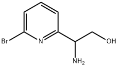 2-AMINO-2-(6-BROMOPYRIDIN-2-YL)ETHAN-1-OL 结构式