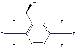 (R)-1-[3,6-bis-(Trifluoromethyl)phenyl]ethanol 结构式