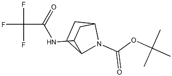 N-(外-7-BOC-7-氮杂双环[2.2.1]庚-2-基)三氟乙酰胺 结构式
