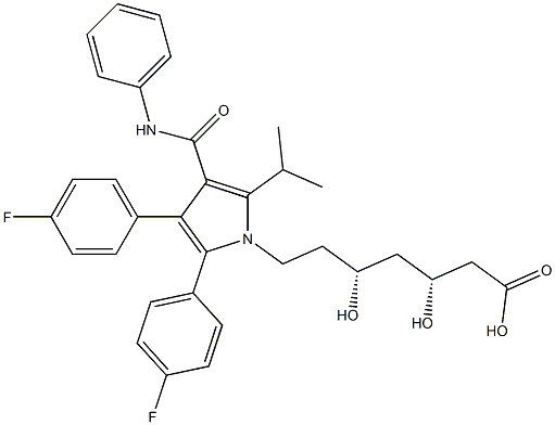 阿托伐他汀钙EP杂质C 结构式