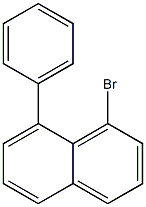 8-苯基-1-溴萘 结构式