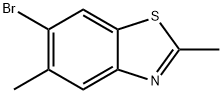 6-Bromo-2,5-dimethylbenzo[d]thiazole 结构式