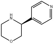 (S)-3-(吡啶-4-基)吗啉 结构式
