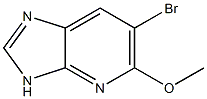 6-溴-5-甲氧基-3H-咪唑并[4,5-B]吡啶 结构式