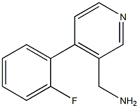 (4-(2-fluorophenyl)pyridin-3-yl)methanamine 结构式