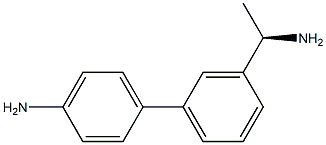 (R)-3'-(1-aminoethyl)biphenyl-4-amine 结构式