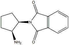 2-((1R,2S)-2-aminocyclopentyl)isoindoline-1,3-dione 结构式