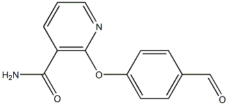 2-(4-formylphenoxy)nicotinamide 结构式