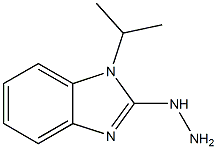 2-hydrazinyl-1-isopropyl-1H-benzo[d]imidazole 结构式