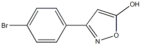3-(4-bromophenyl)isoxazol-5-ol 结构式