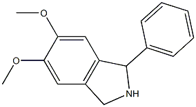 5,6-dimethoxy-1-phenylisoindoline 结构式