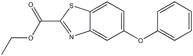 ethyl 5-phenoxybenzo[d]thiazole-2-carboxylate 结构式