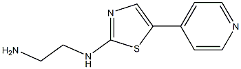 N1-(5-(pyridin-4-yl)thiazol-2-yl)ethane-1,2-diamine 结构式