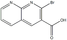 2-Bromo-[1,8]naphthyridine-3-carboxylic acid 结构式