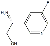 (R)-2-amino-2-(5-fluoropyridin-3-yl)ethanol 结构式