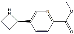 (R)-methyl 5-(azetidin-2-yl)picolinate 结构式