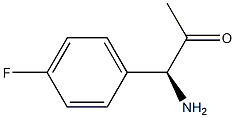(S)-1-amino-1-(4-fluorophenyl)propan-2-one 结构式